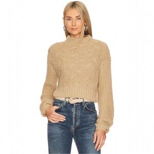 House of Harlow 1969 x REVOLVE Dreamer Cable Knit Sweater M NWT